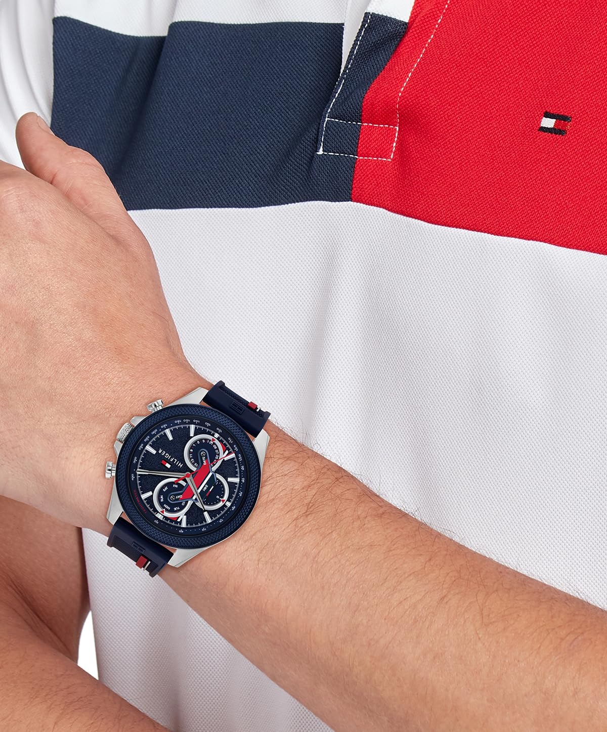 Foto 3 pulgar | Reloj Tommy Hilfiger 1792083 De Acero Inoxidable Racing Para Hombre - Venta Internacional.
