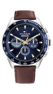 Foto 1 | Reloj Tommy Hilfiger De Acero Inoxidable, Cuarzo Y Piel, Azul - Venta Internacional.