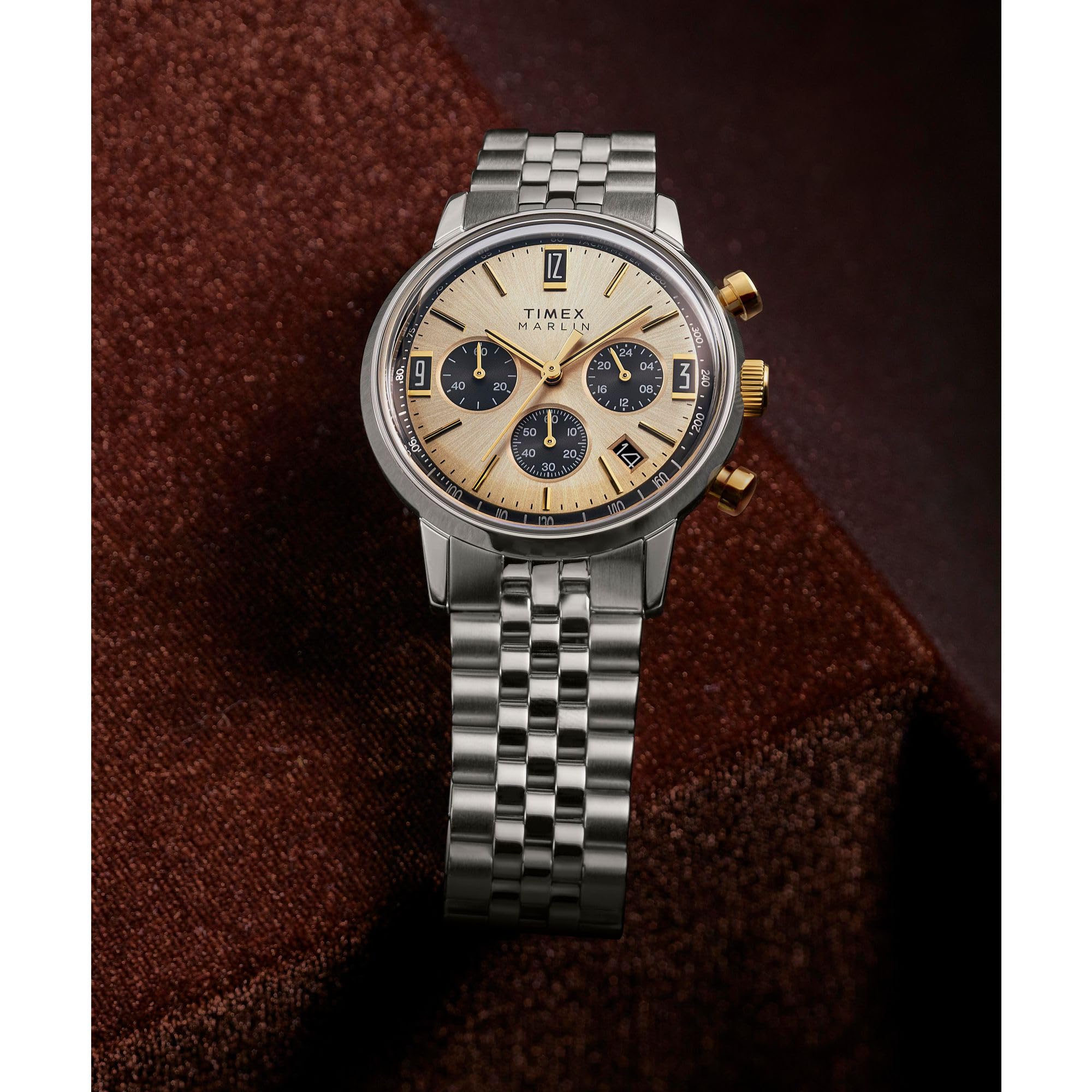 Foto 7 pulgar | Reloj Timex Marlin Quartz Chronograph 40 Mm Para Hombre - Venta Internacional.
