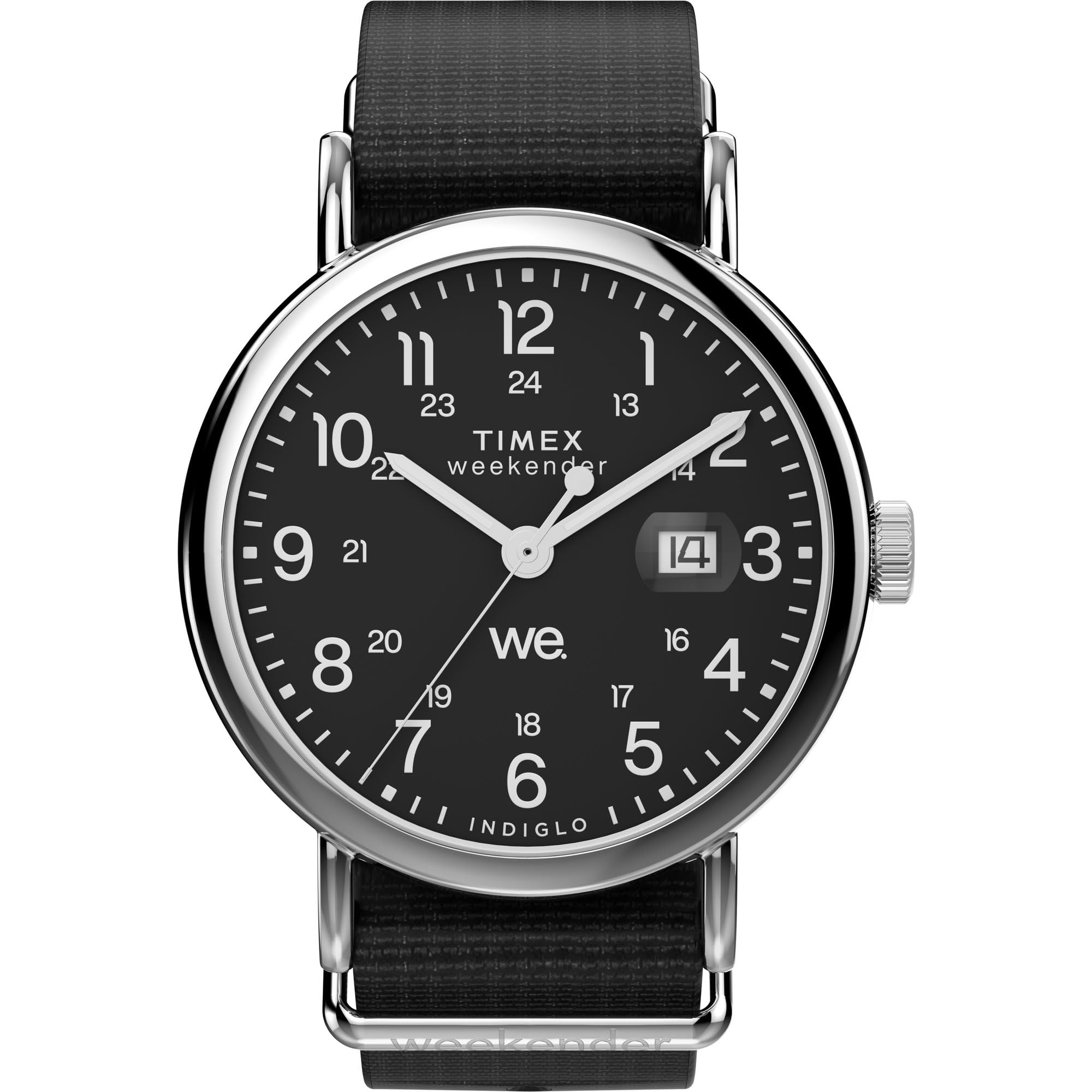 Reloj Timex Weekender con Funda de 40 mm y Correa Negra para Hombre - Venta Internacional