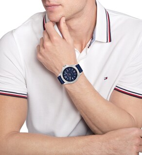Foto 4 | Reloj Tommy Hilfiger para Hombre Acero Inoxidable Azul - Venta Internacional