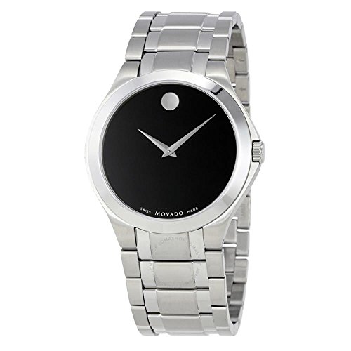 Pulsera Y Caja de Acero Movado para Hombre Esfera Negra - Venta Internacional