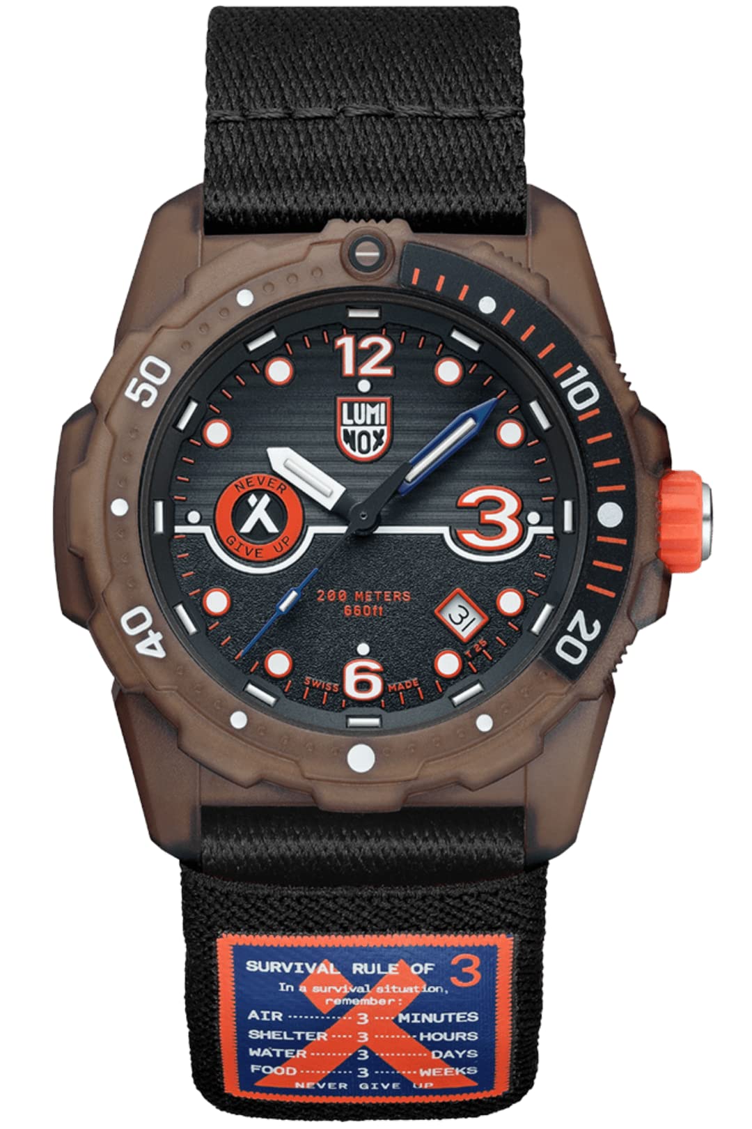 Reloj Vea Luminox Bear Grylls X #tide Material Oceánico Reciclado - Venta Internacional