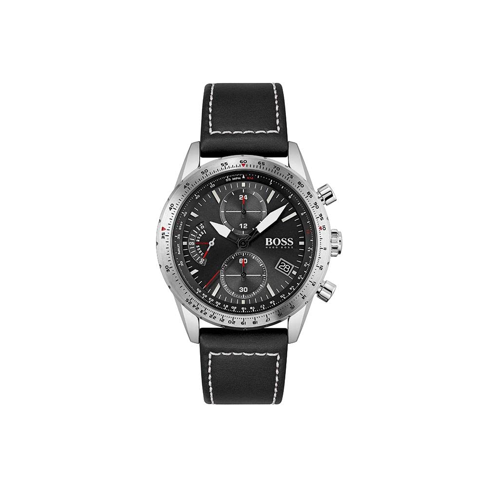 Foto 2 pulgar | Reloj Boss con Cronógrafo de Cuarzo Negro para Hombre - Venta Internacional
