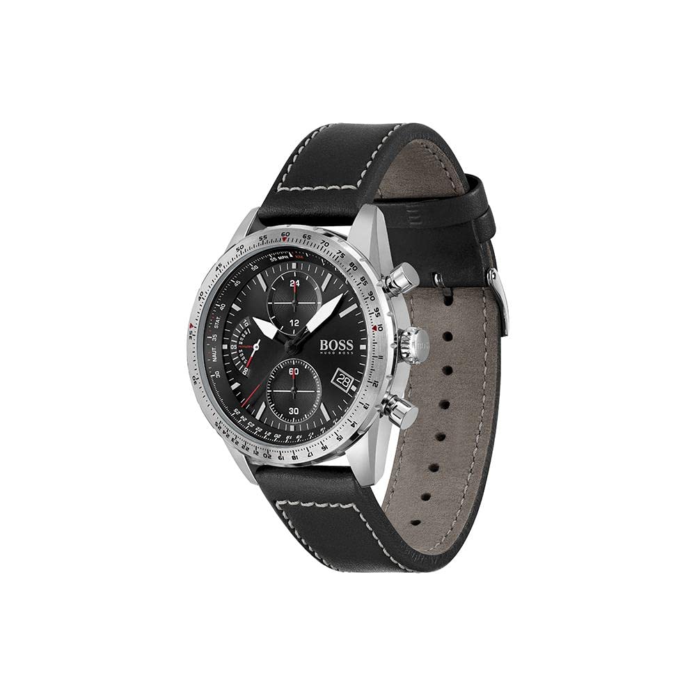 Foto 3 pulgar | Reloj Boss con Cronógrafo de Cuarzo Negro para Hombre - Venta Internacional