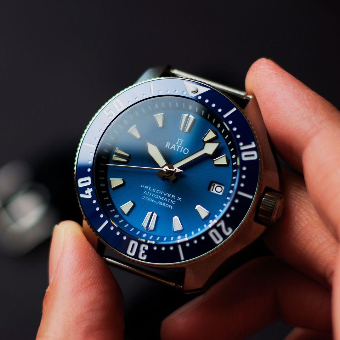 Foto 3 pulgar | Reloj De Buceo Ratio Freediver X Sapphire, 200 M, Resistente Al Agua, Para Hombre - Venta Internacional.