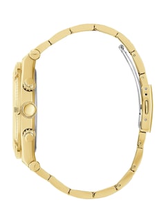Foto 2 | Reloj Deportivo Para Hombre Guess, Multifunción, 44 Mm, Acero Inoxidable En Tono Dorado - Venta Internacional.