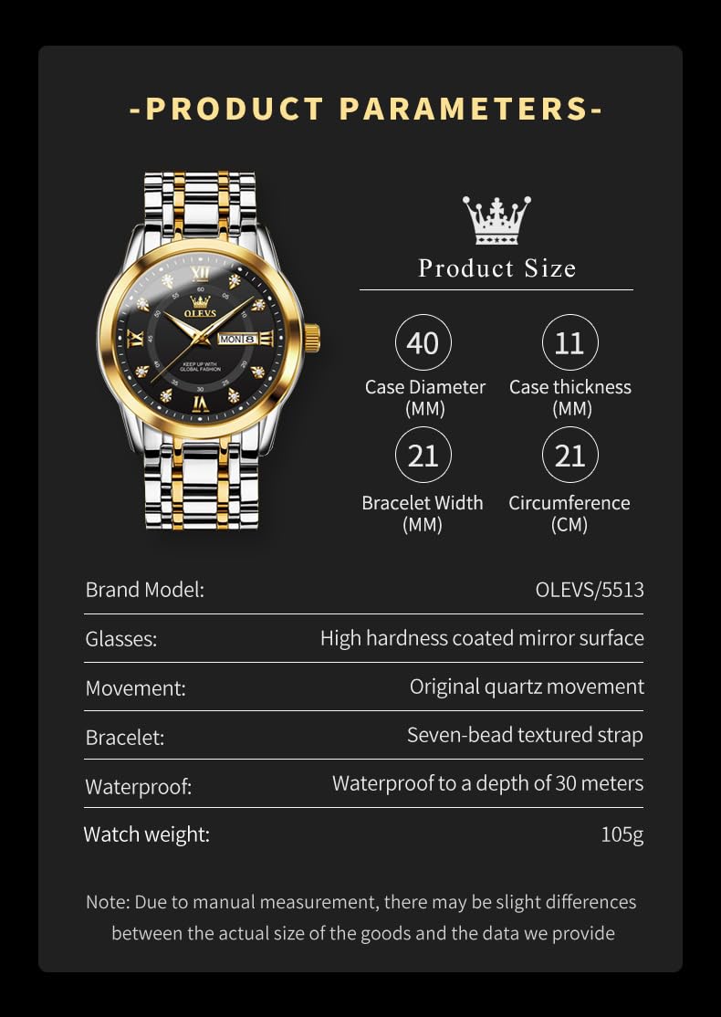 Foto 7 pulgar | Reloj Olevs Silver Luxury Dress Analog Quartz Para Hombre - Venta Internacional.
