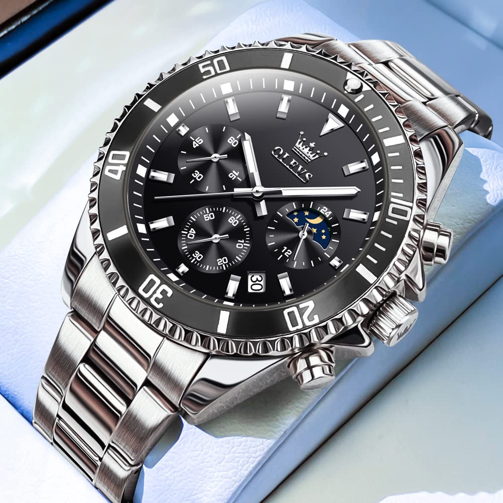 Foto 3 pulgar | Reloj Olevs Business Dress Big Face Analog Quartz Para Hombre - Venta Internacional.