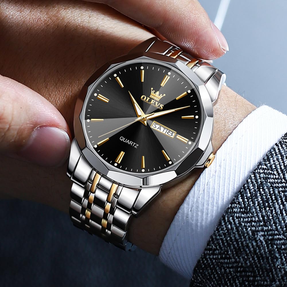 Foto 3 pulgar | Reloj De Pulsera Olevs Business Dress Analog Quartz Para Hombre - Venta Internacional.