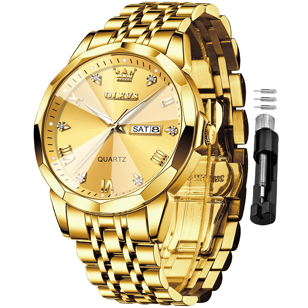 Foto 2 pulgar | Reloj Olevs Business Dress Diamond Analog Quartz Para Hombre - Venta Internacional.
