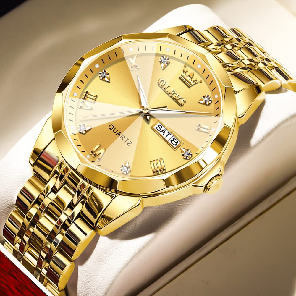 Foto 4 pulgar | Reloj Olevs Business Dress Diamond Analog Quartz Para Hombre - Venta Internacional.