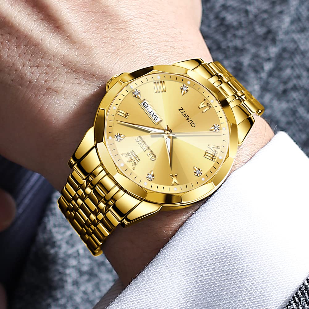 Foto 8 pulgar | Reloj Olevs Business Dress Diamond Analog Quartz Para Hombre - Venta Internacional.