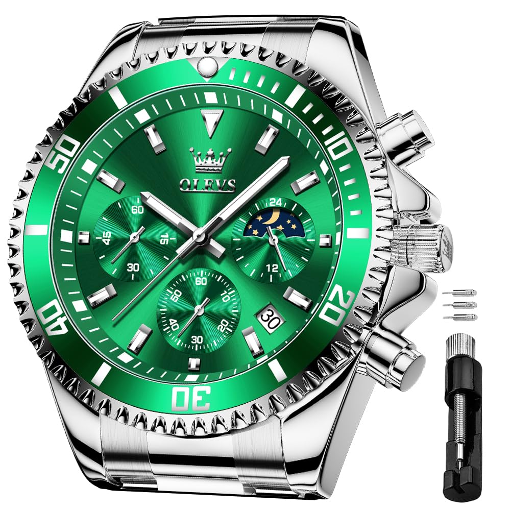 Reloj Olevs Business Dress Big Face Analog Quartz Para Hombre - Venta Internacional.