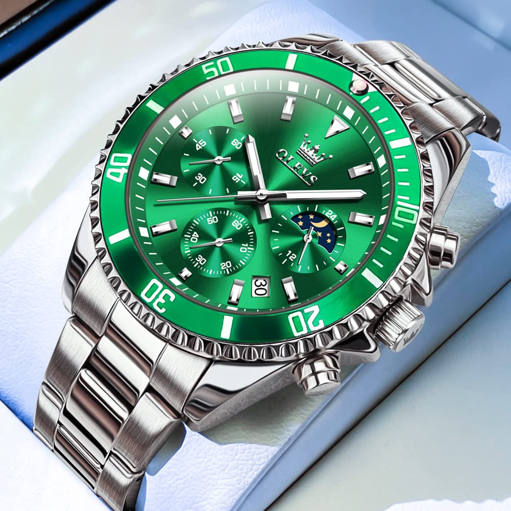 Foto 3 pulgar | Reloj Olevs Business Dress Big Face Analog Quartz Para Hombre - Venta Internacional.