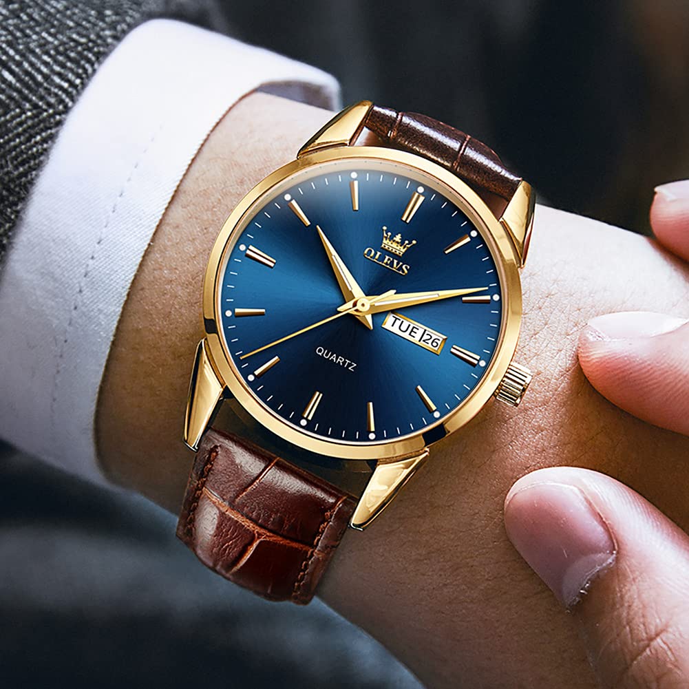 Foto 3 pulgar | Reloj Olevs Fashion Business Dress Analog Quartz Para Hombre - Venta Internacional.