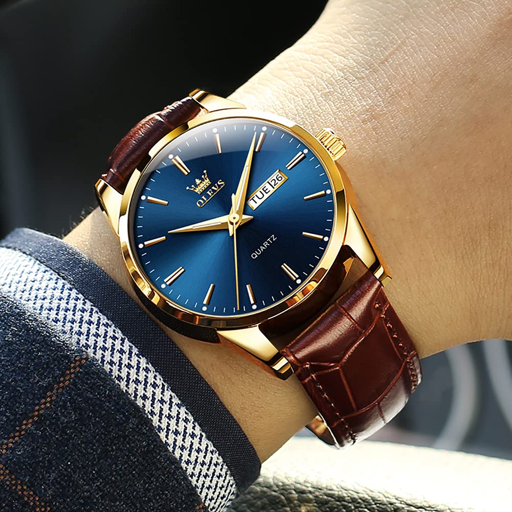 Foto 6 pulgar | Reloj Olevs Fashion Business Dress Analog Quartz Para Hombre - Venta Internacional.