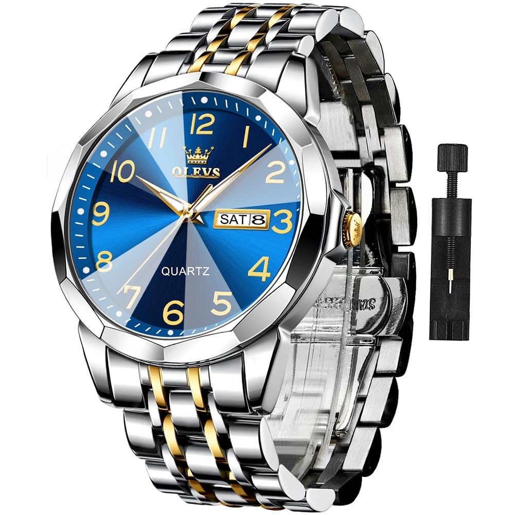 Foto 2 pulgar | Reloj Olevs Business Dress Diamond Analog Quartz Para Hombre - Venta Internacional.