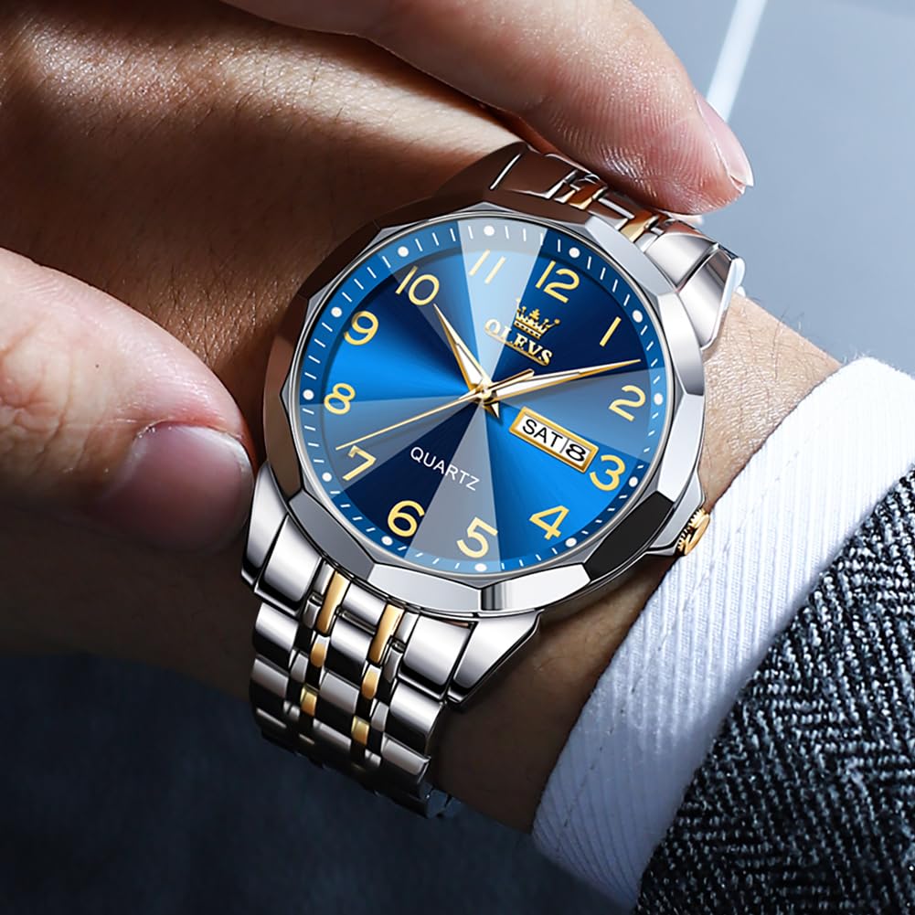 Foto 3 pulgar | Reloj Olevs Business Dress Diamond Analog Quartz Para Hombre - Venta Internacional.