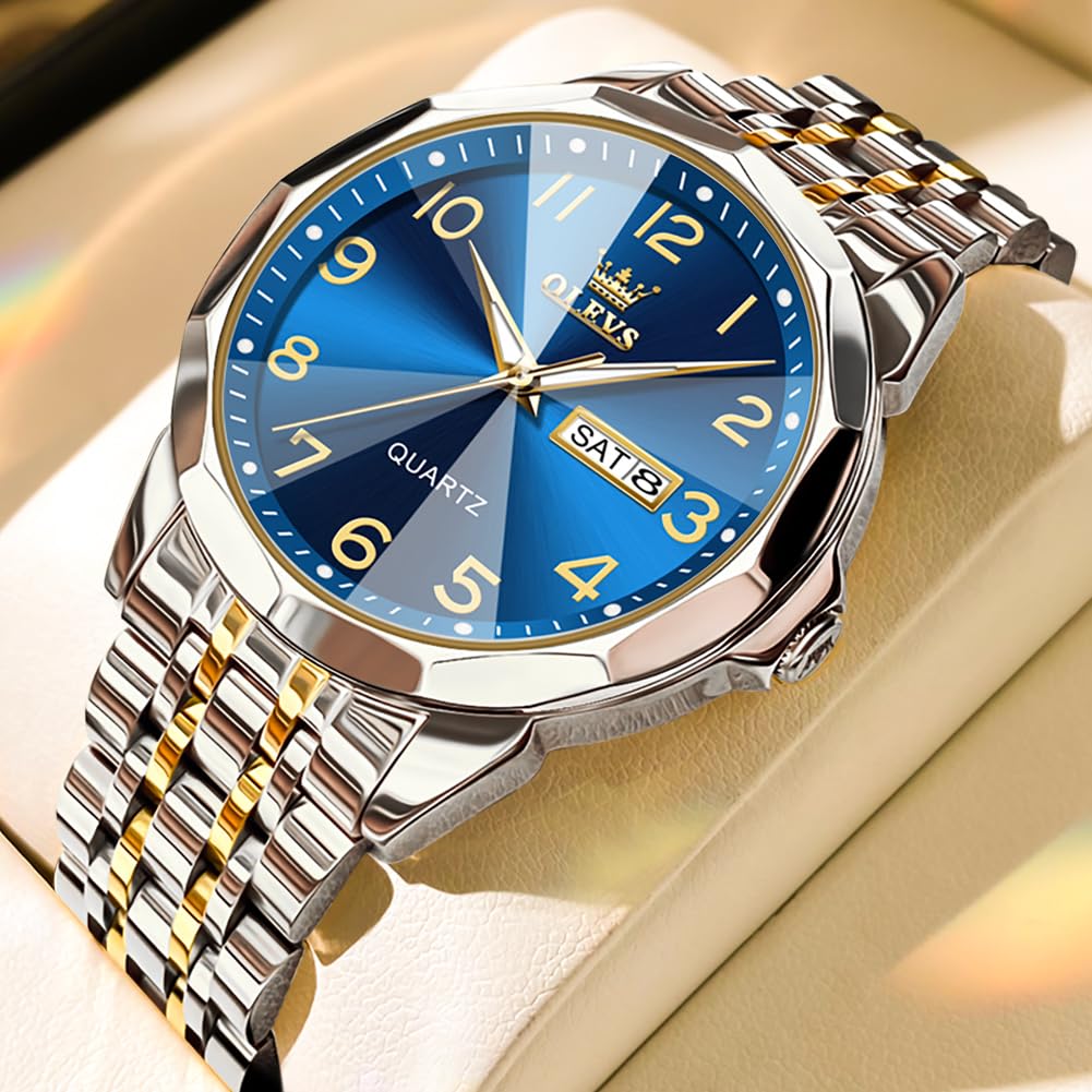 Foto 4 pulgar | Reloj Olevs Business Dress Diamond Analog Quartz Para Hombre - Venta Internacional.