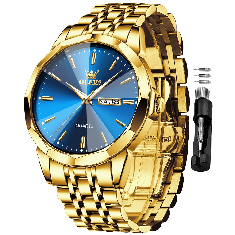 Reloj De Pulsera Olevs Business Dress Analog Quartz Para Hombre - Venta Internacional.