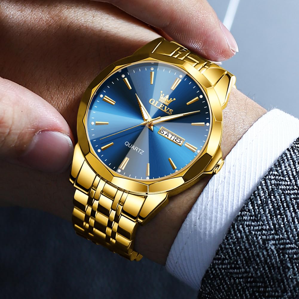 Foto 3 pulgar | Reloj De Pulsera Olevs Business Dress Analog Quartz Para Hombre - Venta Internacional.