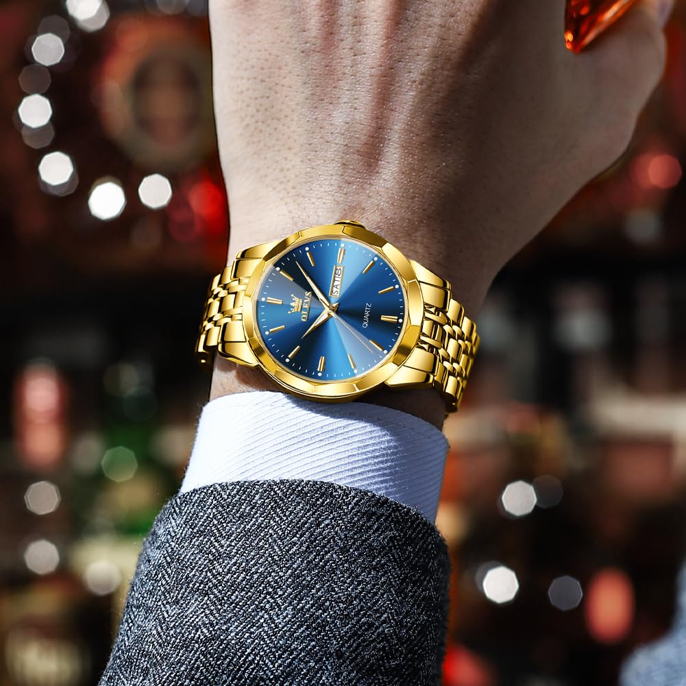 Foto 8 pulgar | Reloj De Pulsera Olevs Business Dress Analog Quartz Para Hombre - Venta Internacional.