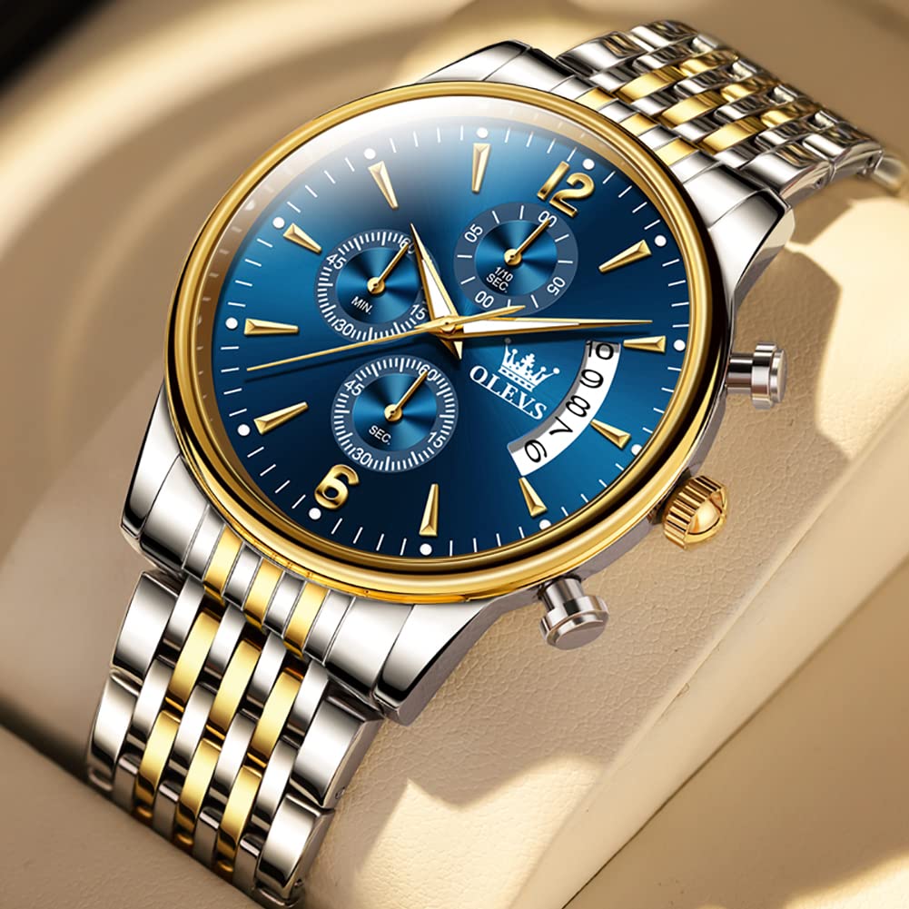Foto 8 pulgar | Reloj Olevs Chronograph Business Dress Quartz Para Hombre - Venta Internacional.