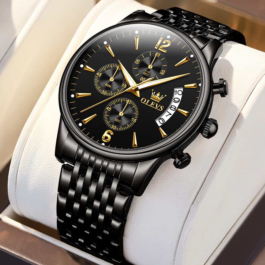Foto 5 pulgar | Reloj Olevs Chronograph Business Dress Quartz Para Hombre - Venta Internacional.