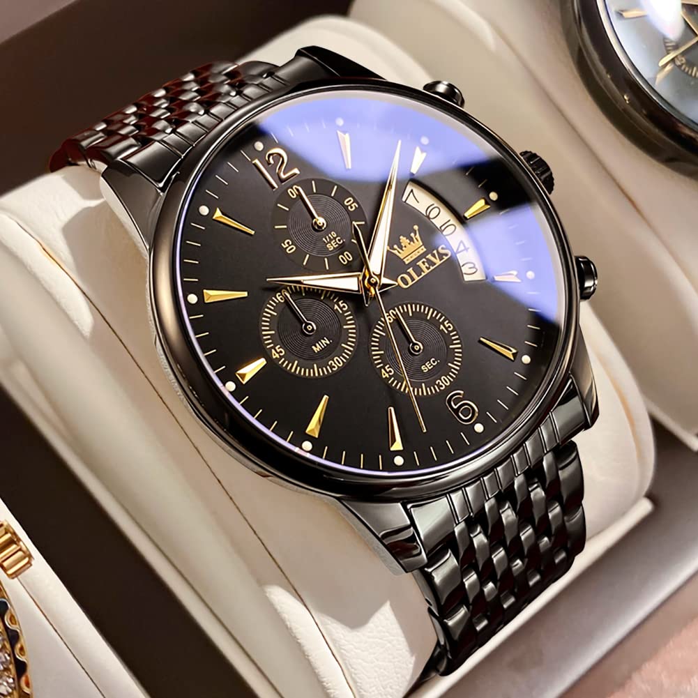 Foto 8 pulgar | Reloj Olevs Chronograph Business Dress Quartz Para Hombre - Venta Internacional.