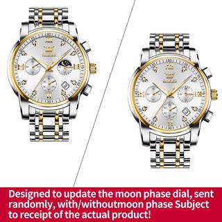 Foto 2 | Vestido De Lujo Para Hombre Watch Olevs, Dorado Y Plateado, Resistente Al Agua - Venta Internacional.