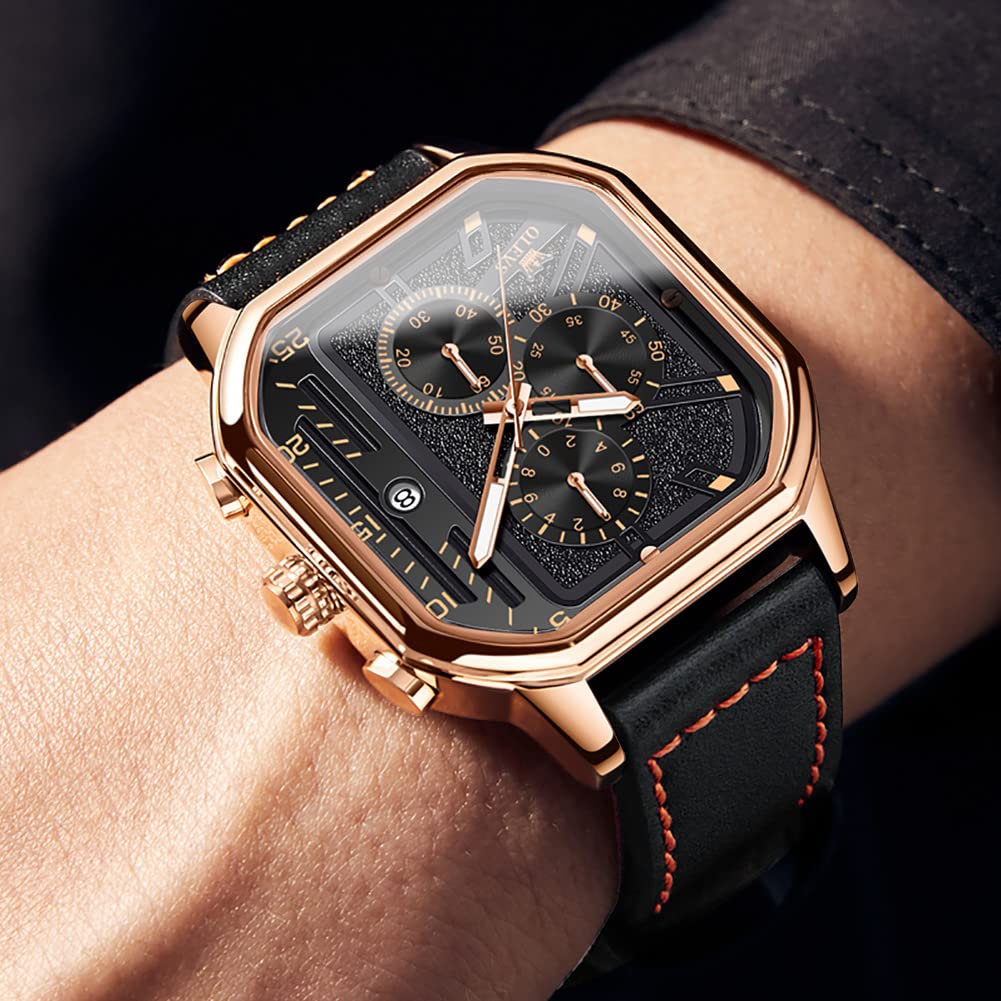 Foto 6 pulgar | Reloj Olevs Square Chronograph Fashion Business Para Hombre - Venta Internacional.