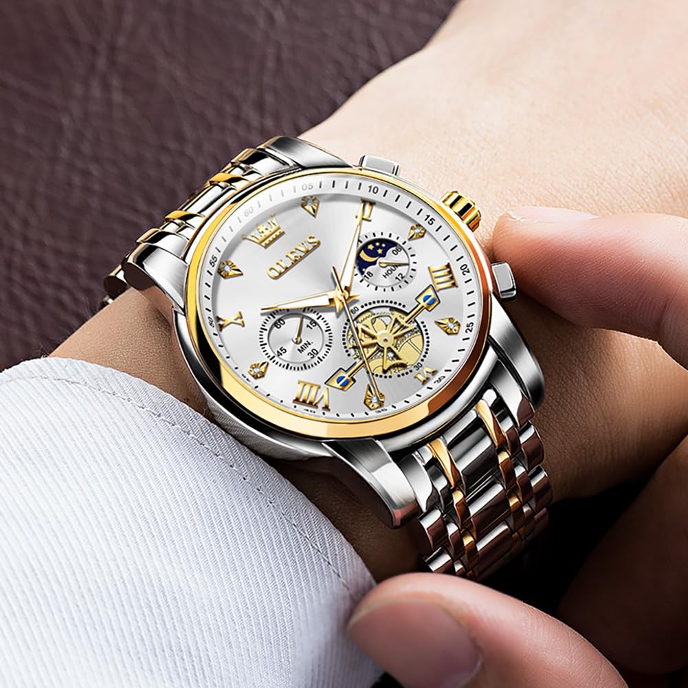 Foto 4 pulgar | Reloj Olevs Chronograph Business Dress Quartz Para Hombre - Venta Internacional.