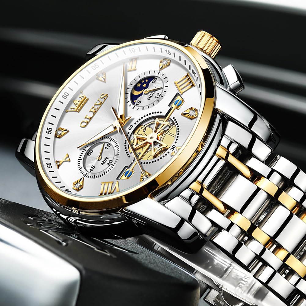 Foto 6 pulgar | Reloj Olevs Chronograph Business Dress Quartz Para Hombre - Venta Internacional.