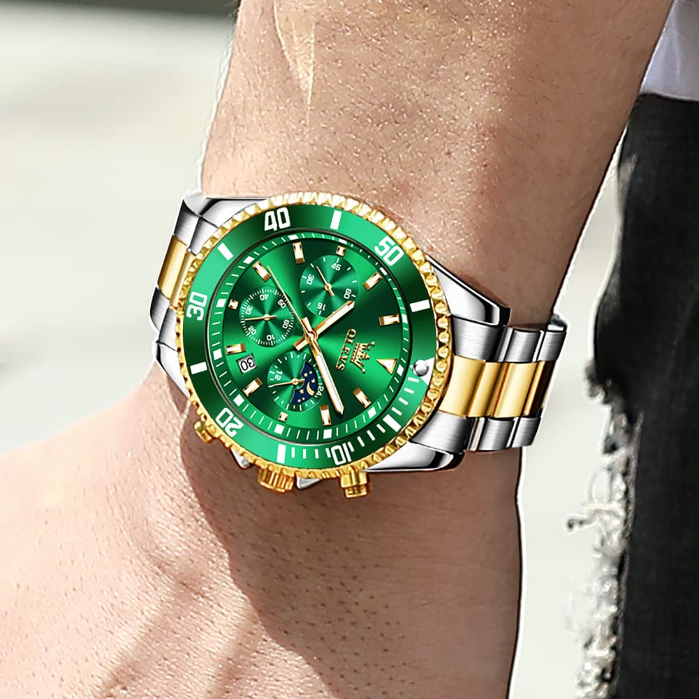 Foto 3 | Reloj Olevs Business Dress Big Face Analog Quartz para Hombre -Venta Internacional