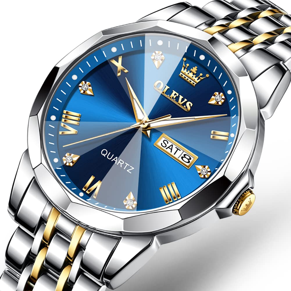 Foto 5 pulgar | Reloj Olevs Business Dress Diamond Analog Quartz Para Hombre - Venta Internacional.