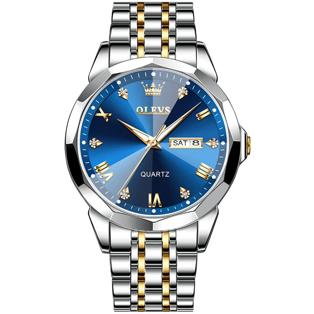 Foto 8 pulgar | Reloj Olevs Business Dress Diamond Analog Quartz Para Hombre - Venta Internacional.