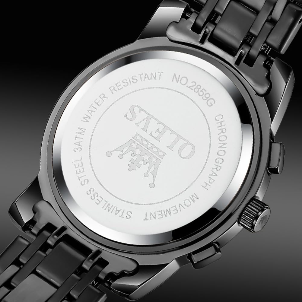 Foto 2 | Reloj De Pulsera Olevs Chronograph Quartz De Acero Inoxidable Para Hombre - Venta Internacional.