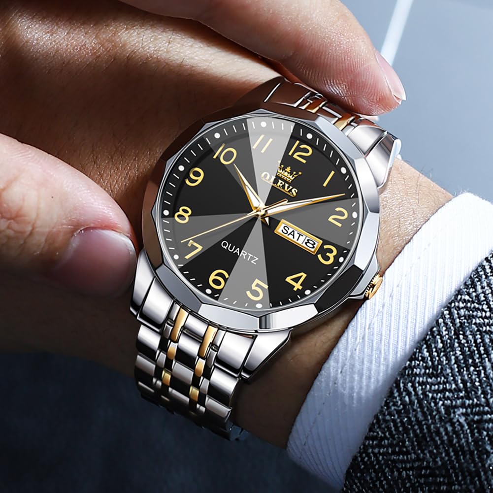 Foto 3 pulgar | Reloj Olevs Business Dress Diamond Analog Quartz Para Hombre - Venta Internacional.