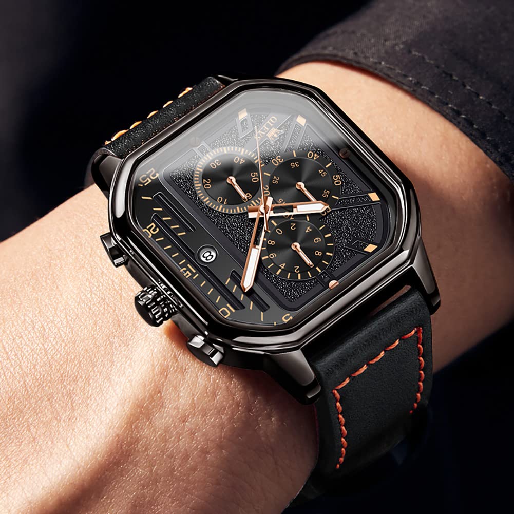 Foto 3 pulgar | Reloj Olevs Square Chronograph Fashion Business Para Hombre - Venta Internacional.