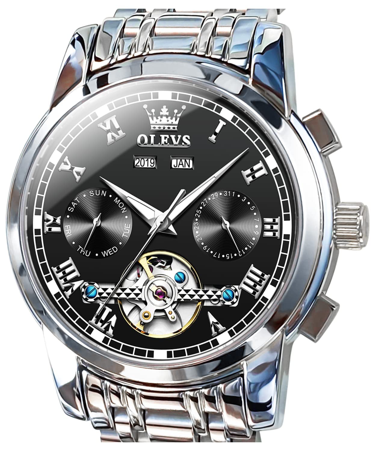 Reloj Olevs Self Winding Tourbillon Automatic Para Hombre - Venta Internacional.