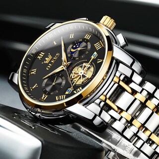 Foto 3 | Reloj De Pulsera Olevs Chronograph Quartz De Acero Inoxidable Para Hombre - Venta Internacional.