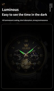 Foto 7 | Reloj De Pulsera Olevs Chronograph Quartz De Acero Inoxidable Para Hombre - Venta Internacional.