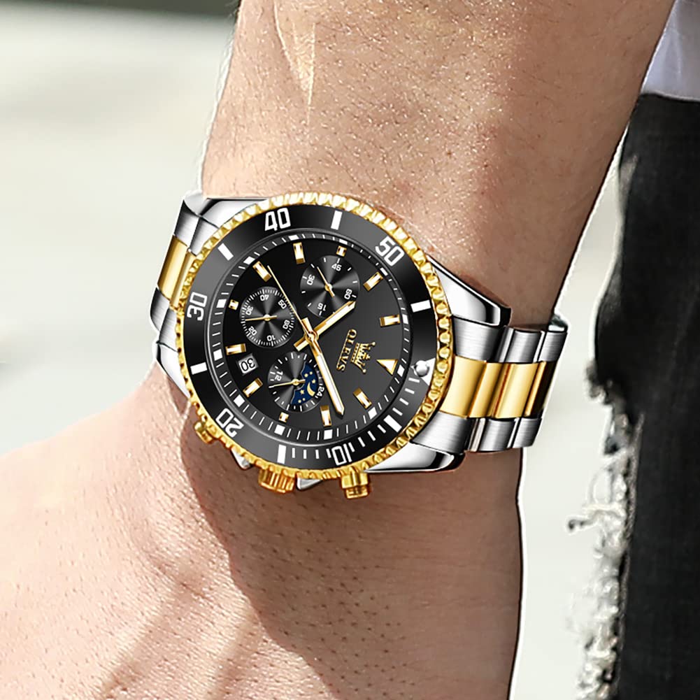 Foto 4 pulgar | Reloj Olevs Business Dress Big Face Analog Quartz Para Hombre - Venta Internacional.