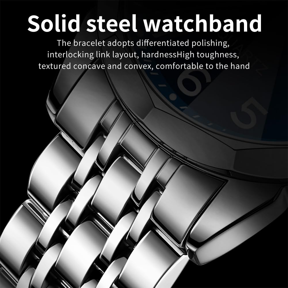Foto 8 pulgar | Reloj Olevs Silver Business Dress Diamond Quartz Para Hombre - Venta Internacional.