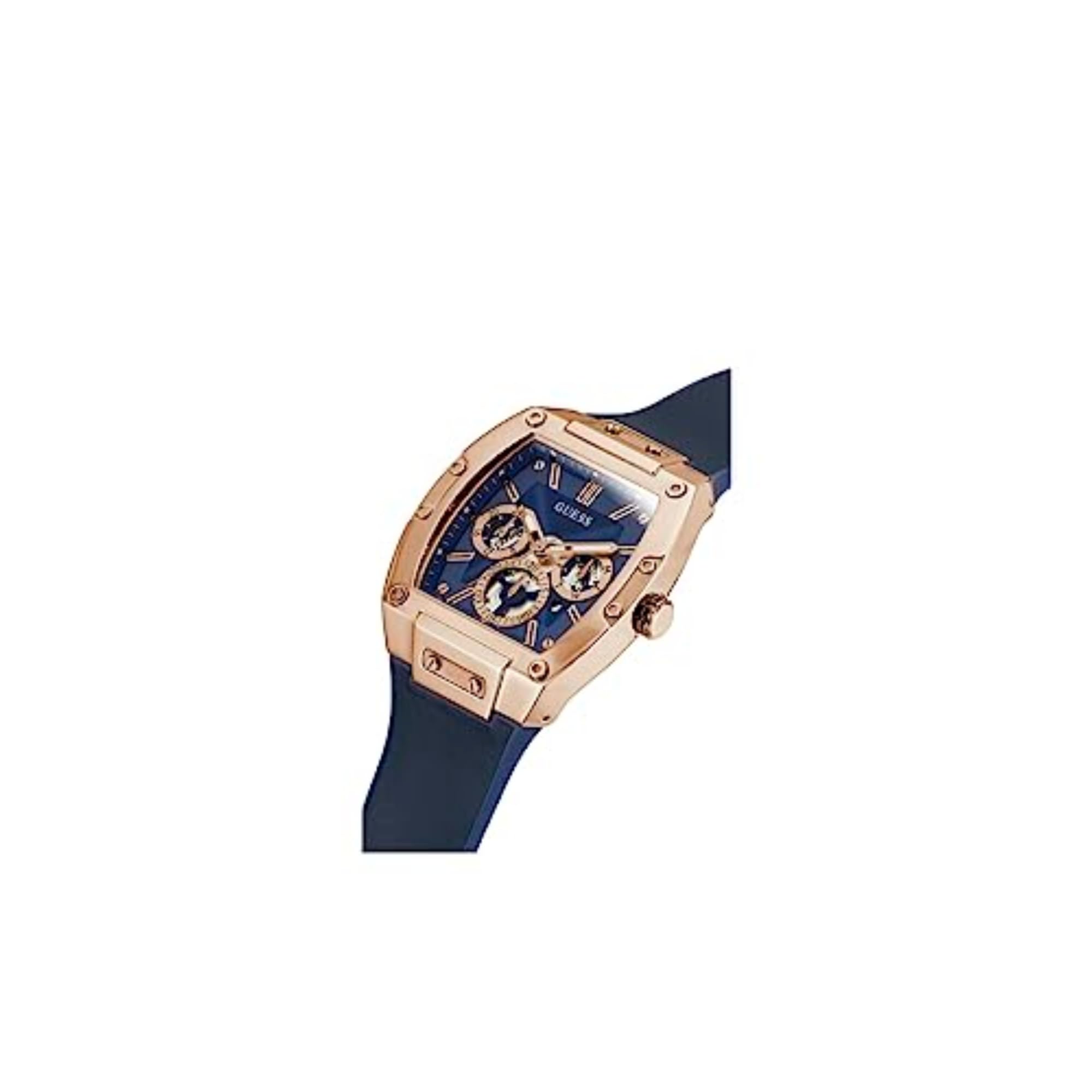 Foto 3 pulgar | Reloj Guess Tonneau Azul 43 mm para Hombre - Venta Internacional
