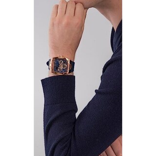 Foto 4 | Reloj Guess Tonneau Azul 43 mm para Hombre - Venta Internacional