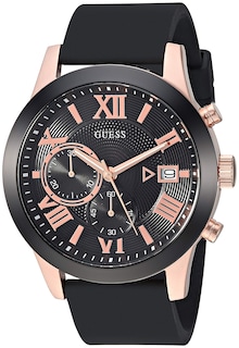 Foto 1 | Reloj Guess Comfortable Negro+tono Oro Rosa U1055g3 - Venta Internacional.