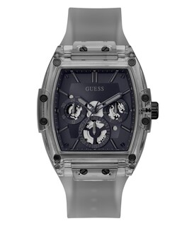 Foto 1 | Funda De Silicona Watch Guess Para Hombre Con Correa Gris De 43 Mm Y Esfera Azul Marino - Venta Internacional.