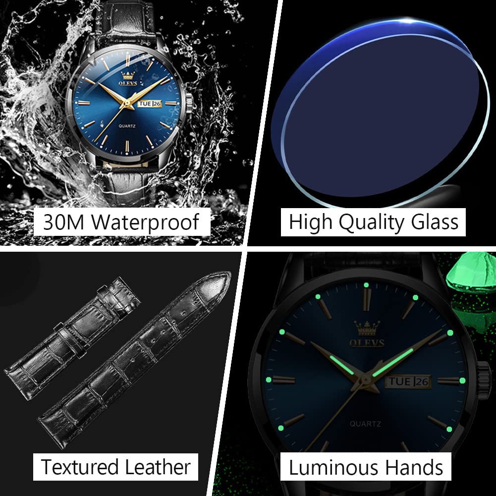 Foto 6 pulgar | Reloj Olevs de Cuarzo Resistente Al Agua - Venta Internacional